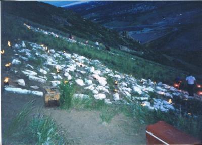 Lighting the U in 1994 10
