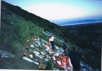 Lighting the U in 1994 14