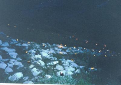 Lighting the U in 1994 15